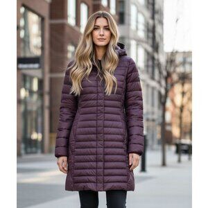 Kenneth Cole New York Zip Puffer Jacket, Purple Women's Size Small, NWT